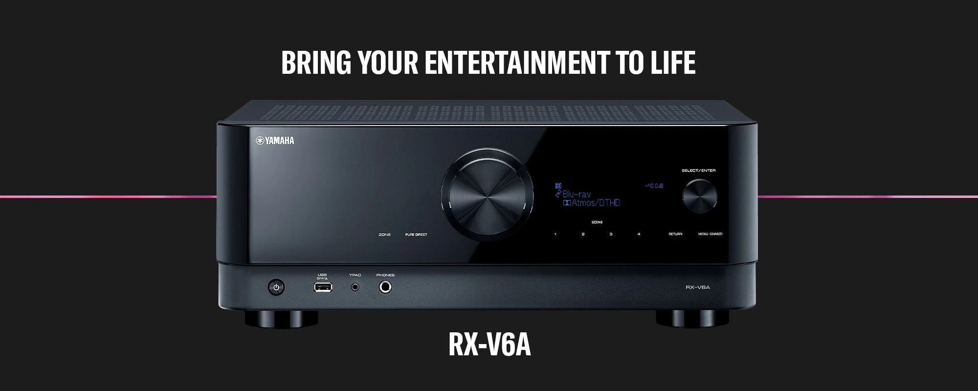 YAMAHA RX-V6A 7.2-Channel AV Receiver with 8K HDMI - Newegg.com